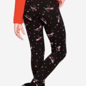 Justice Leggings with Ski Reindeers